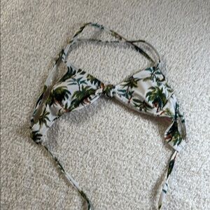 Tropical Palm Tree Bikini Top